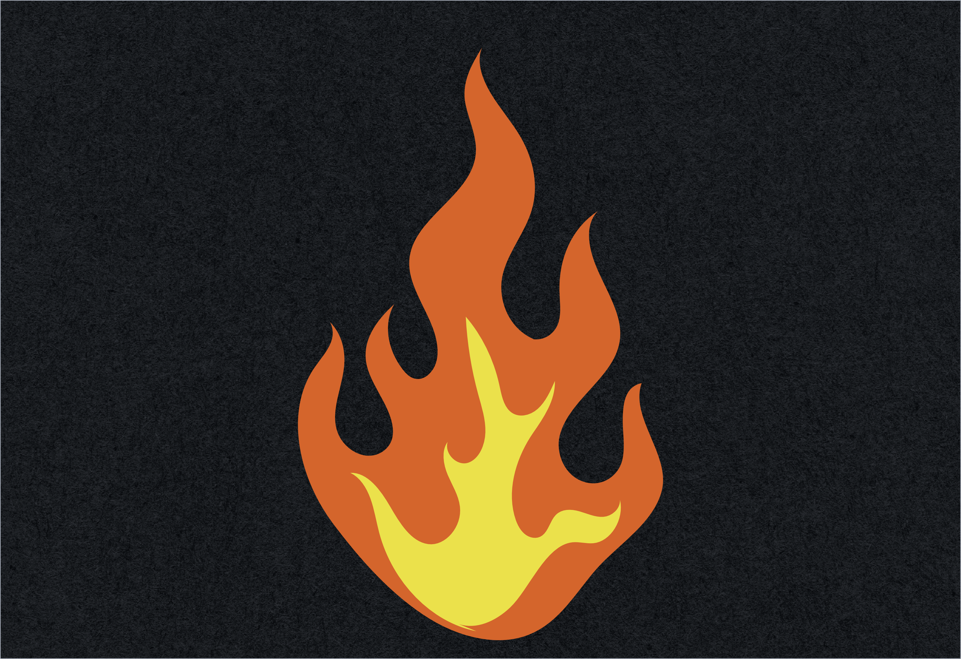 illustration d'une flamme