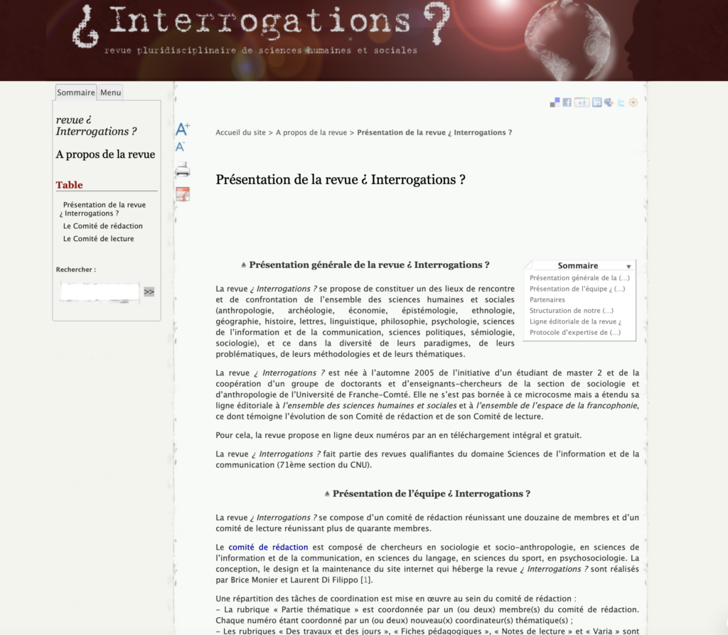 revue Interrogations